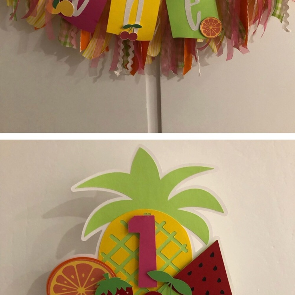 Fruitie Cutie 1st birthday party supplies